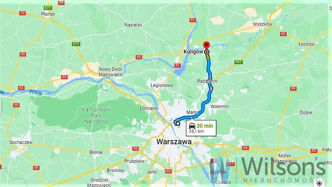 Działka budowlana Kuligów gm. Dąbrówka, Wojska Polskiego