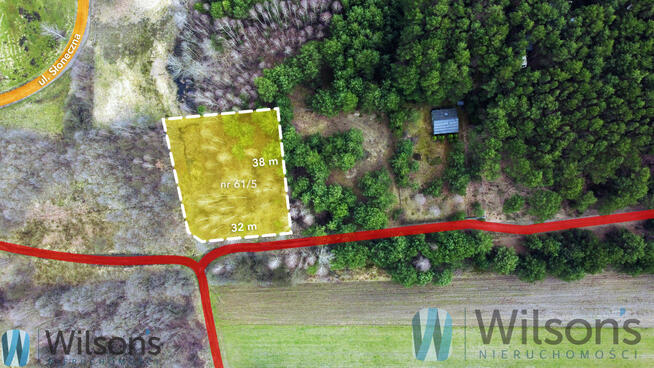 Działka rekreacyjna Ludwinów gm. Dąbrówka,