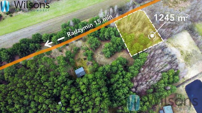 Działka rekreacyjna Ludwinów gm. Dąbrówka,