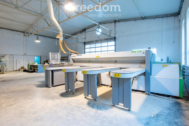 Hala produkcyjna z magazynem, biurami oraz działką