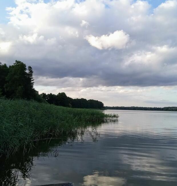 Działka nad jeziorem, dostęp, pod dom