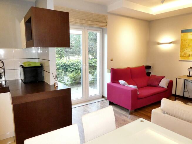 Marina Mokotów, widok na park_2 pok. 50m2_projekt architekta