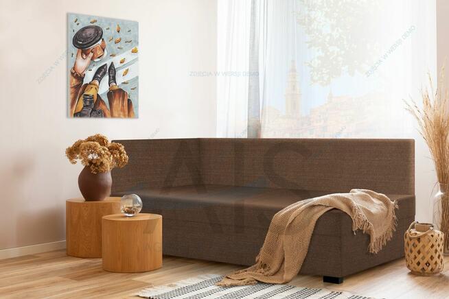 Tapczan jednoosobowy EKO łóżko hotelowe sofa kanapa HIT