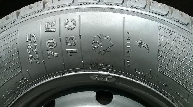 225/70R/15C Master II, data: 2222, dwa koła(kmp)