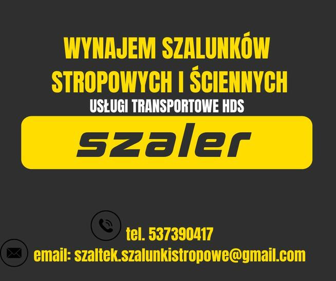 Wynajem Szalunków
