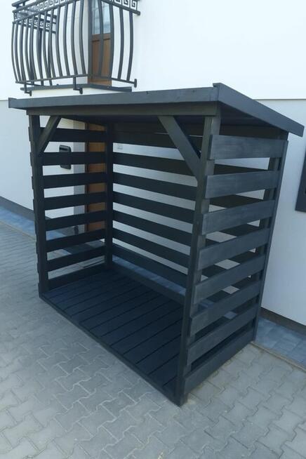 Drewutnia domek na drewno wiatka