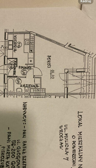 Przestronna kawalerka z kom. lok. i m. parkingowym-Psie Pole