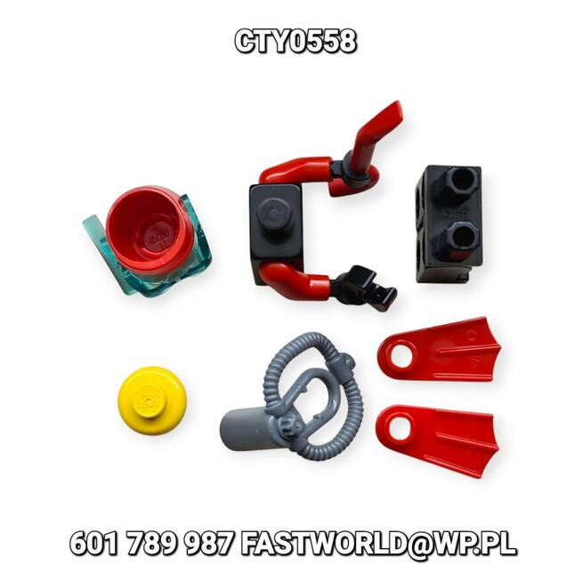 Lego City Płetwonurek Fotograf CTY0558