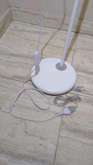 Lampa podłogowa - biała / wysokość 135 cm