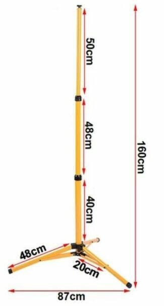 Statyw do Naświetlaczy Halogenów Pojedynczy