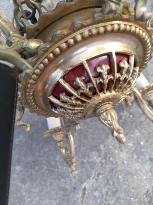 Sprzedam stary mosiężny żyrandol