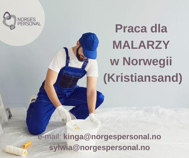 Malarz budowlany – praca w Norwegii!