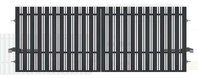 Brama dwuskrzydłowa * komplet *