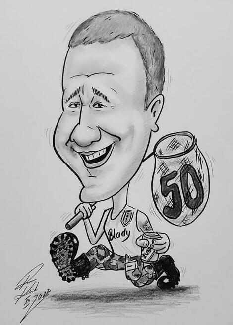 karykatury ze zdjęć i na imprezach