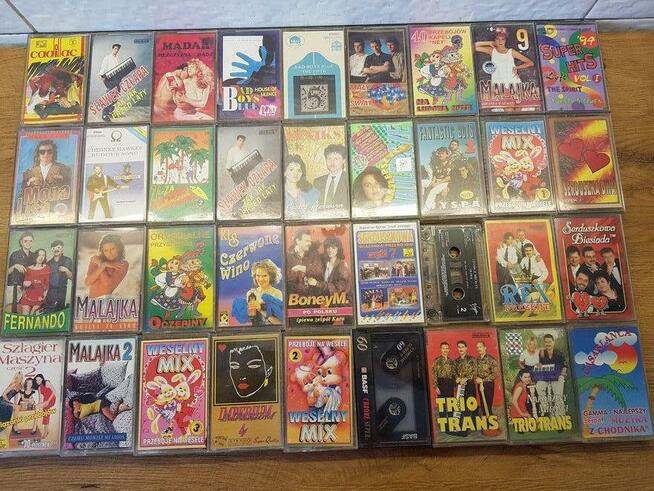 kasety magnetofonowe ,rytm wesele ,disco polo ,zestaw 120szt