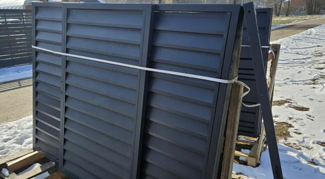 Brama żaluzjowa 180x400 1.8h 4m Malowana proszkowo