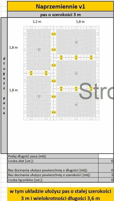 Płyta drogowa 120x180 cm 2 cm 50 ton czarna mata drogowa