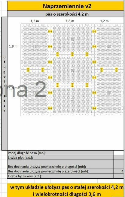 Płyta drogowa 120x180 cm 2 cm 50 ton czarna mata drogowa