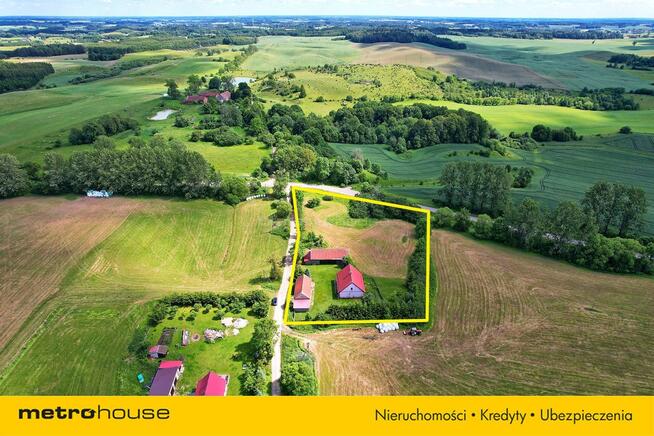 Dom z dużą działką i budynkami Guzy, gm. Kowale