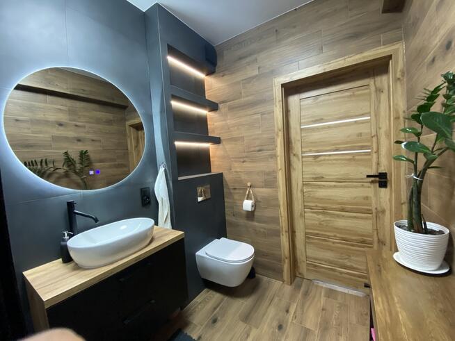 Nowoczesny dom w zabudowie szeregowej-Rakowiska