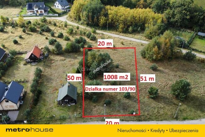 Działka budowlana w Dębinie, 2 km od morza, 1008m2