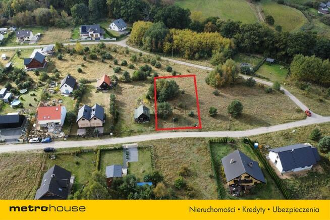 Działka budowlana w Dębinie, 2 km od morza, 1008m2