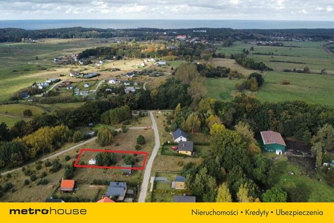 Działka budowlana w Dębinie, 2 km od morza, 1008m2
