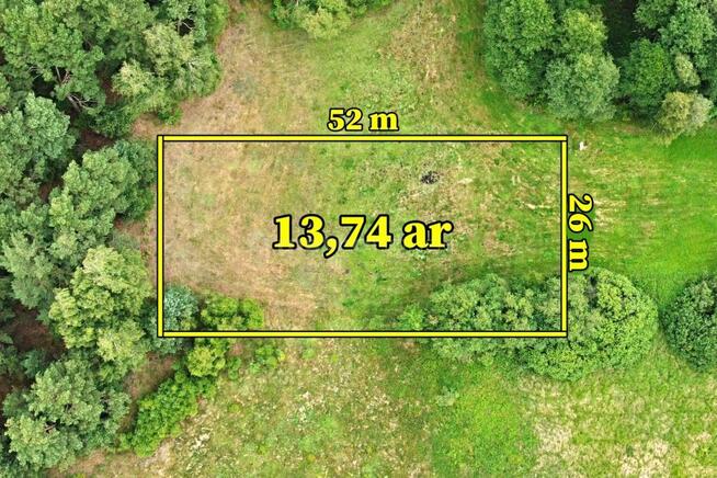 13,74 ar działka budowlana w Dzbeninie ul. Miętowa