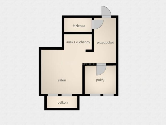 Dwupokojowe mieszkanie na wynajem - ładna okolica