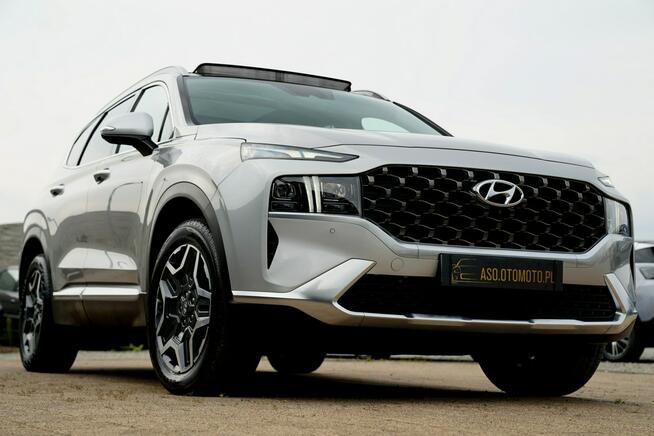 Hyundai Santa Fe FUL LED 7-osob panorama skóra kamery wentylacja parktronik TOTALNY MAX