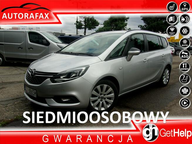 Opel Zafira Klimatronic 2-stref, Podgrz. fotele + kierownica, 7-osobowy, Hak