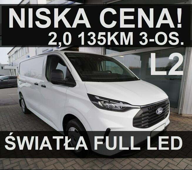 Ford Transit Custom L2 136KM Full Led Zabudowa Paki Kamera Niska cena ! 1612zł