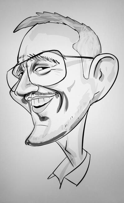 karykatury ze zdjęć i na imprezach