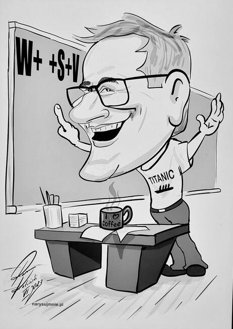 karykatury ze zdjęć i na imprezach