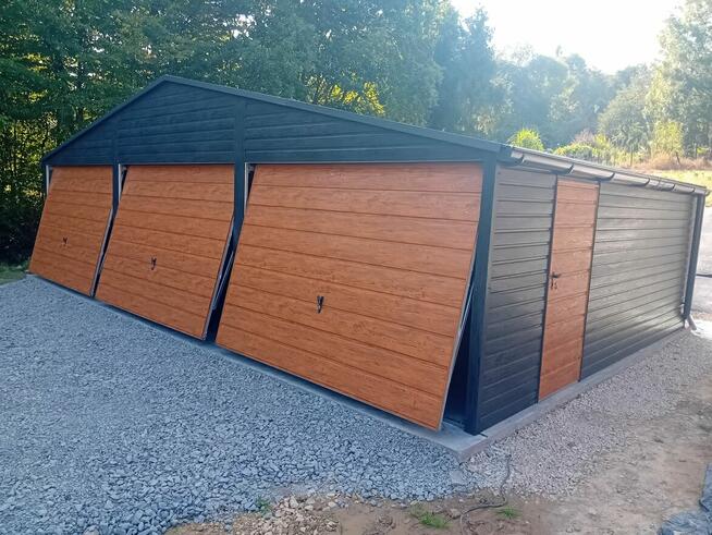 Garaż Blaszany 6x6 dwuspadowy