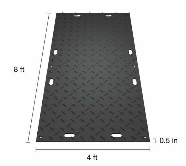 Płyta drogowa 95 Ton 122 x 244 cm Mamba Mat HDPE