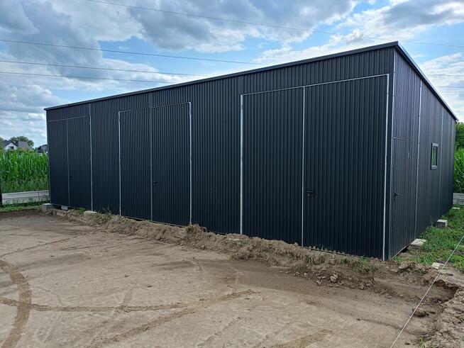 Garaż Blaszany 6x6 dwuspadowy