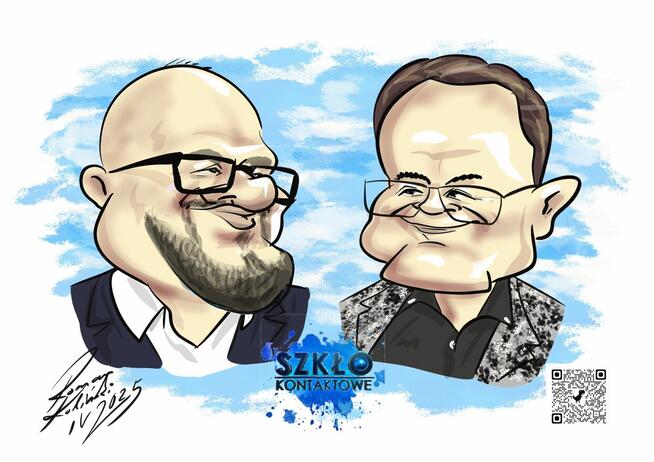 karykatury ze zdjęć i na imprezach