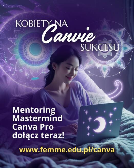 Dofinansowane wsparcie dla kobiet w biznesie (Canva Pro)