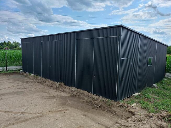 Garaż Blaszany 6x6 dwuspadowy