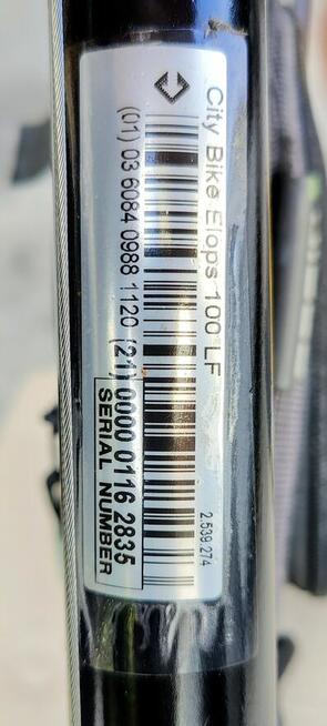 Rower Damski BTWIN Koła 28” Kolor Czarny Jak Nowy SPRAWNY J