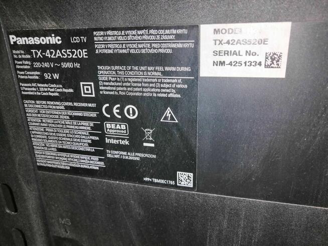 Sprzedam telewizor panasonic 42