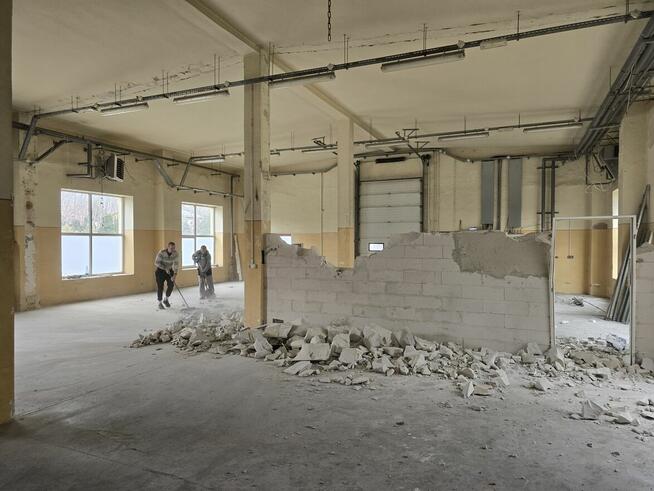 Wyburzenia ścian stropów wewnątrz