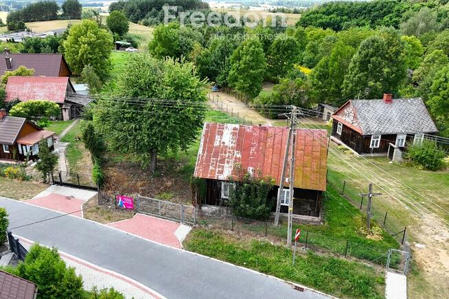 Działka 29,5 ar zabudowana domem do remont Korczew