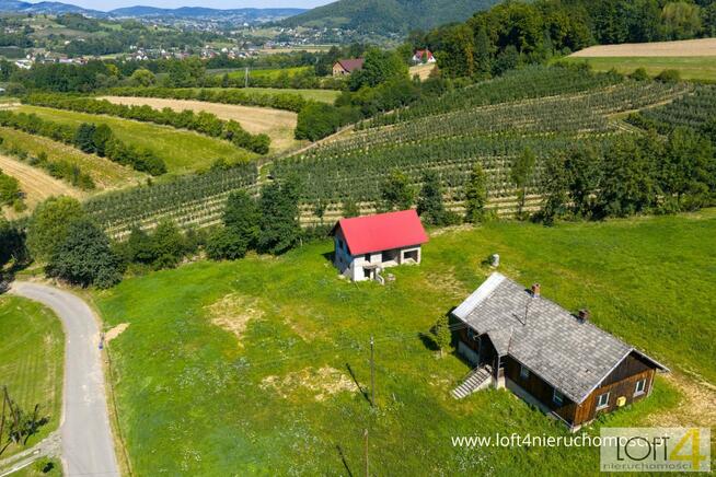 Działka budowlana Bilsko gm. Łososina Dolna