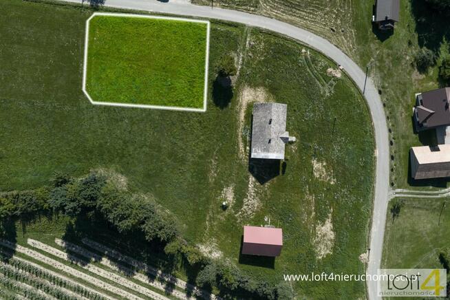 Działka budowlana Bilsko gm. Łososina Dolna