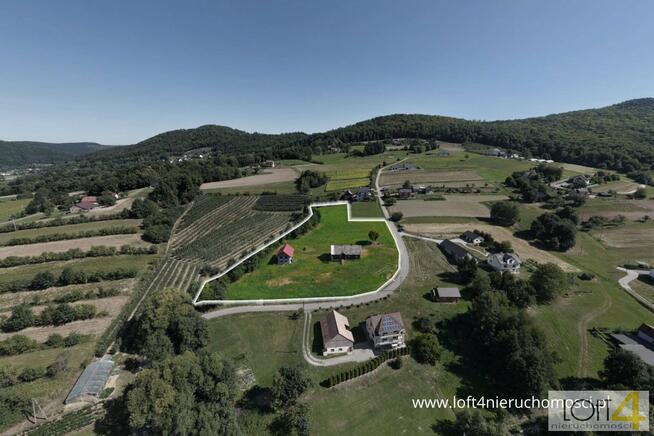 Działka budowlana Bilsko gm. Łososina Dolna