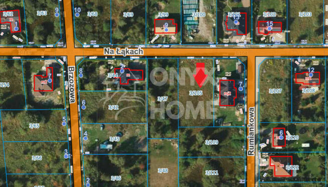 Działka budowlana Łężyce gm. Wejherowo,