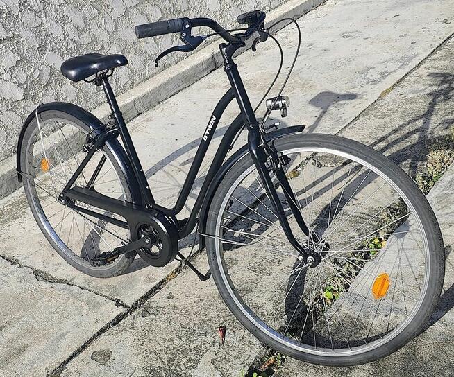 Rower Damski BTWIN Koła 28” Kolor Czarny Jak Nowy SPRAWNY J