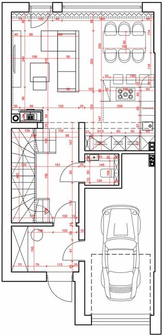 Segment skrajny 135m2 na działce 326m2 - do zamieszkania